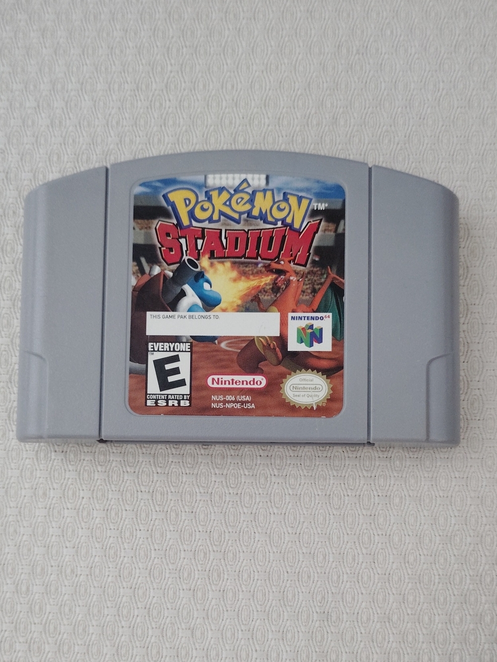 Vintage N64 Pokemon Stadium